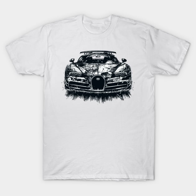 Bugatti Veyron T-Shirt by Vehicles-Art